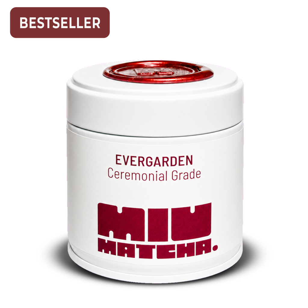 Evergarden Ceremonial Grade Matcha Pulver aus Uji Japan Iced Matcha Latte